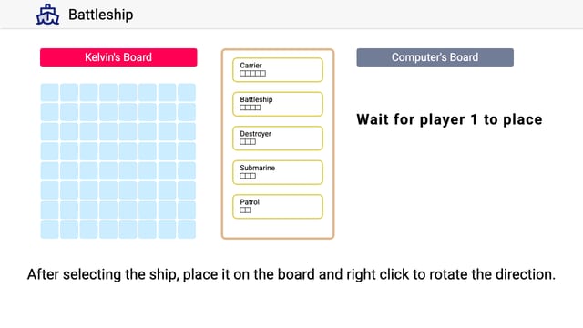 Battleship — free browser game