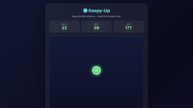Keepy-Up — free browser game